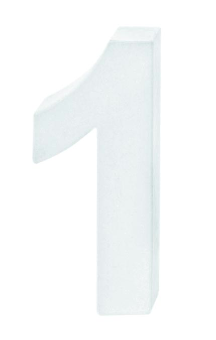 Papp-Zahl 1 10x3,5cm